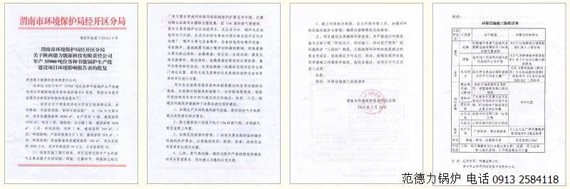 范德力锅炉环境批复